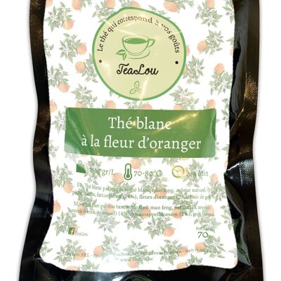 Thé blanc à la fleur d'oranger - Sachet de 70g