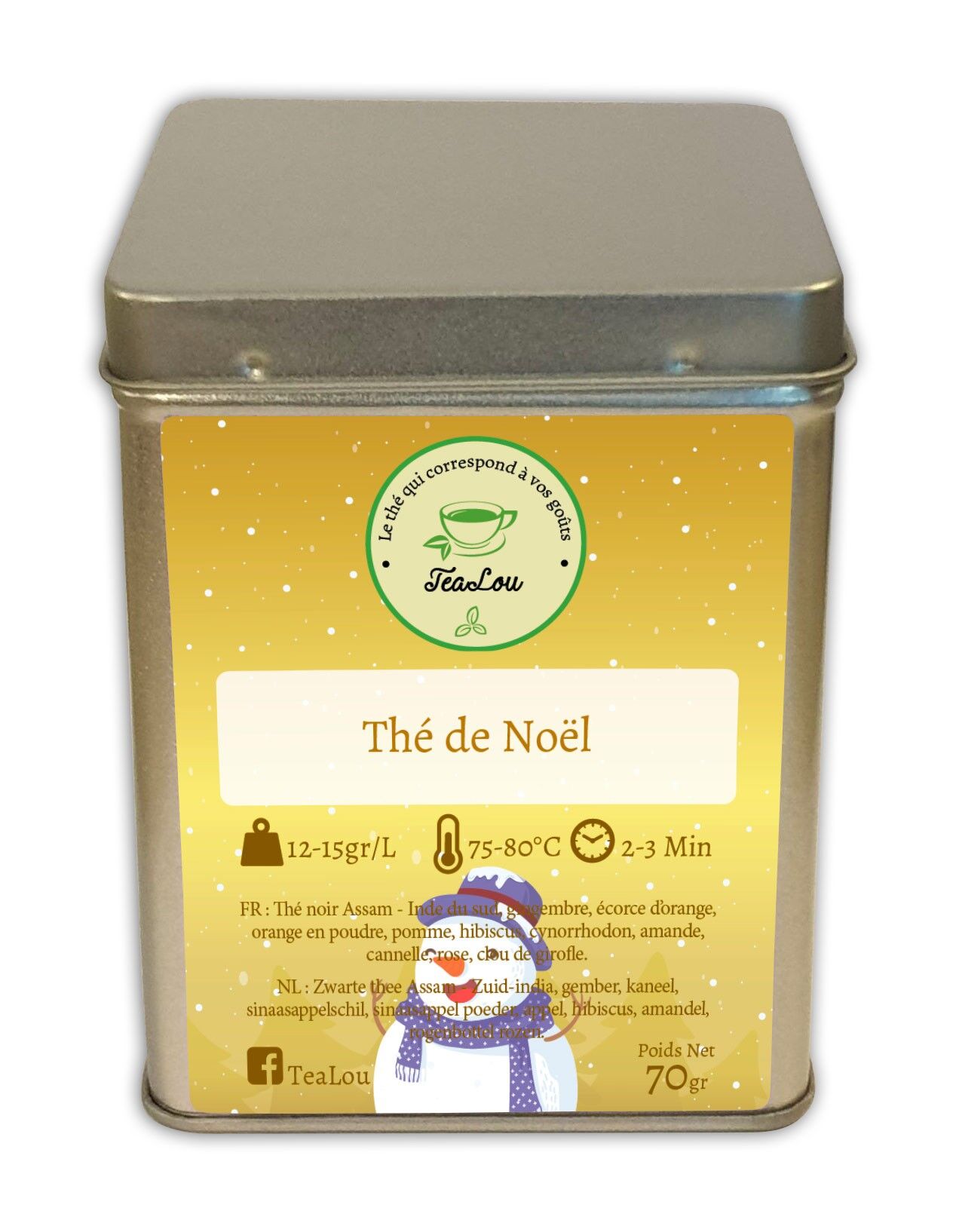 Weihnachtstee - Schachtel mit 70 g