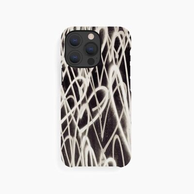 Mobile Case Grafitti Heart Black White - iPhone 13 Pro Max