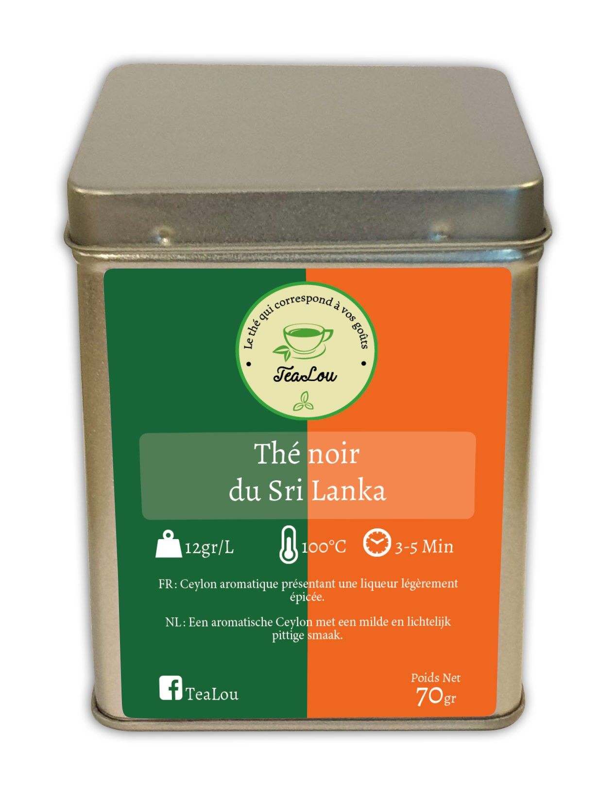 Sri Lankan black tea - Box of 70g