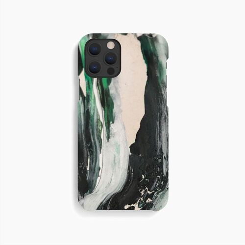 Mobile Case Green Paint - iPhone 12 12 Pro