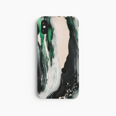 Mobile Case Green Paint - iPhone X XS