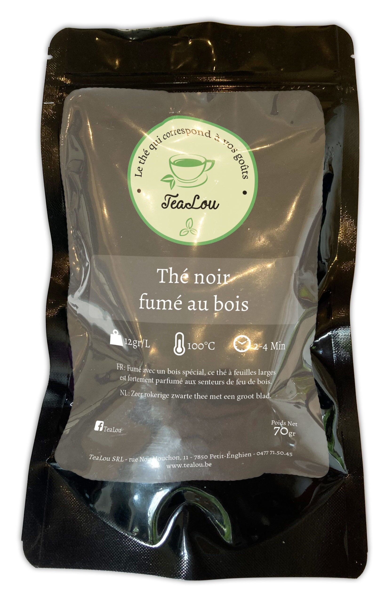 Tè nero affumicato a legna - busta da 70g