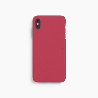 Custodia per cellulare rosso melograno - iPhone XS Max