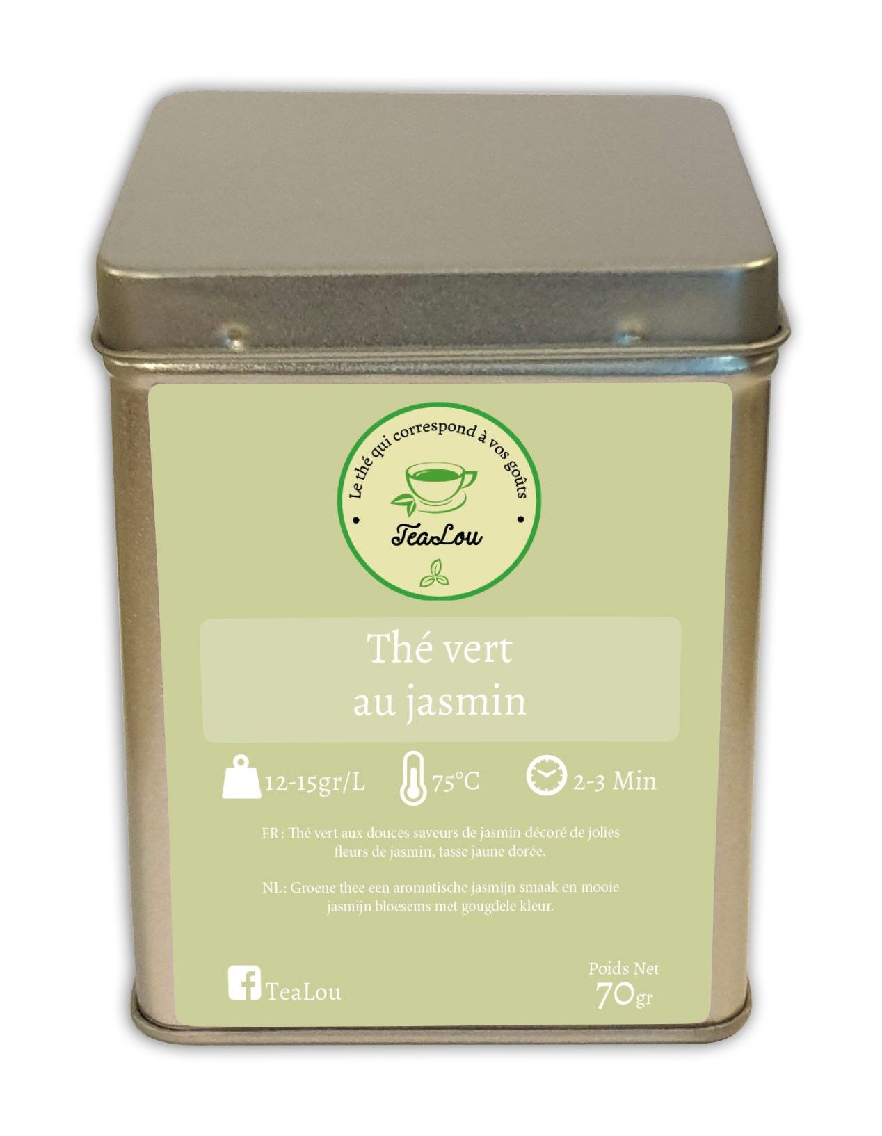 Jasmine green tea - Box of 70g