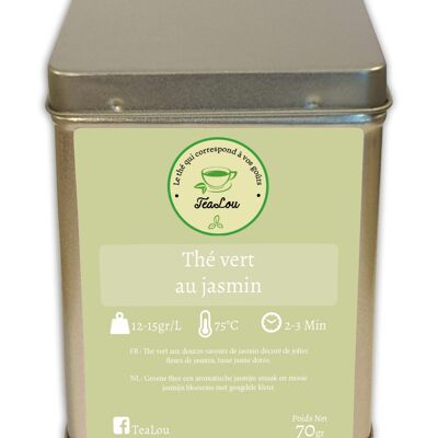 Thé vert au jasmin - Boîte de 70g