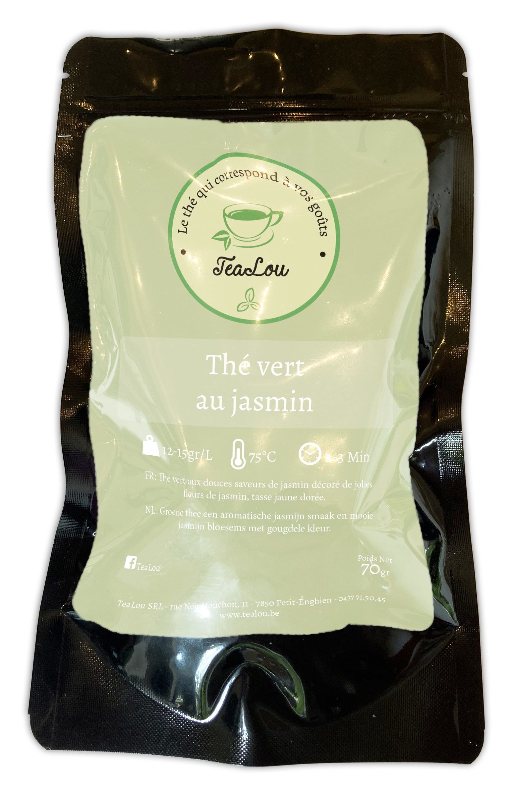 Jasmin grüner Tee - 70g Beutel