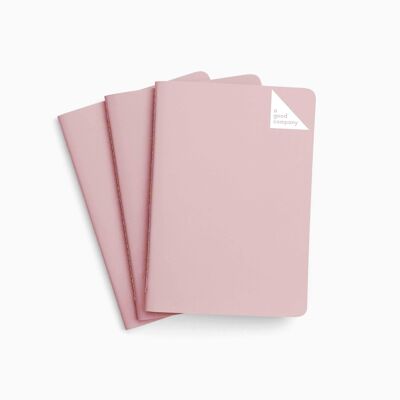 Quaderno tascabile A6 - rosa polvere