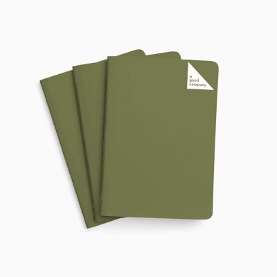 Pocket Notebook A6 - Grass Green