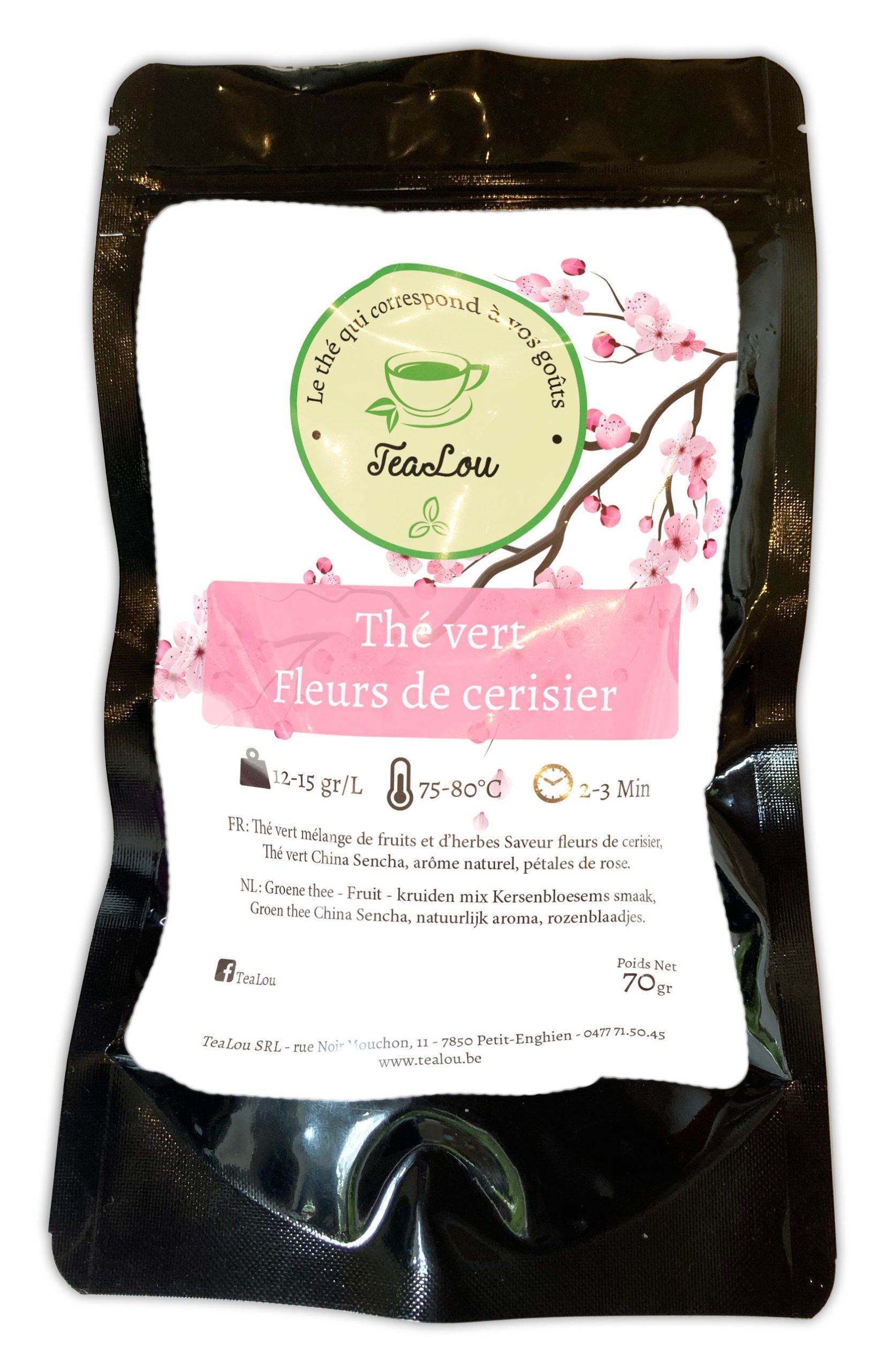 Green tea Cherry blossoms - 70g bag