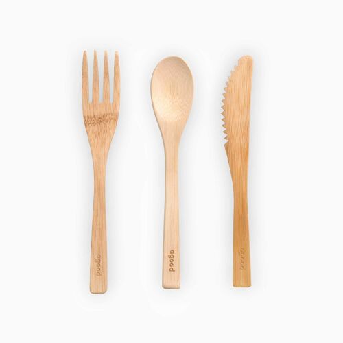 Bamboo Cutlery Set Kids