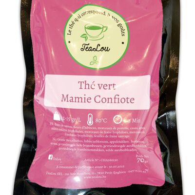 Thé vert Mamie Confiote - Sachet de 70g