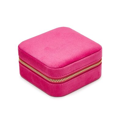 Travel jewelery box col. pink orchid