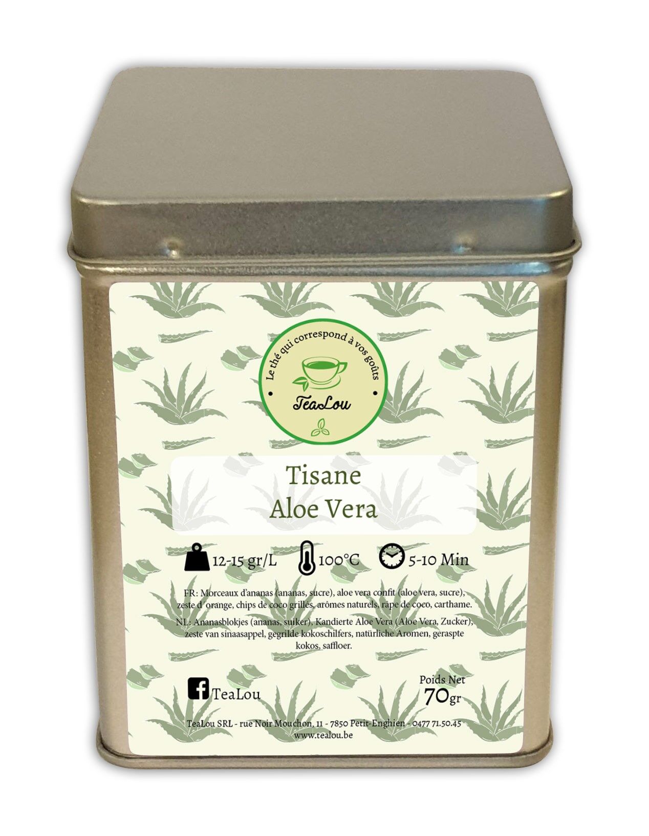 Aloe Vera Kräutertee - Schachtel mit 70 g