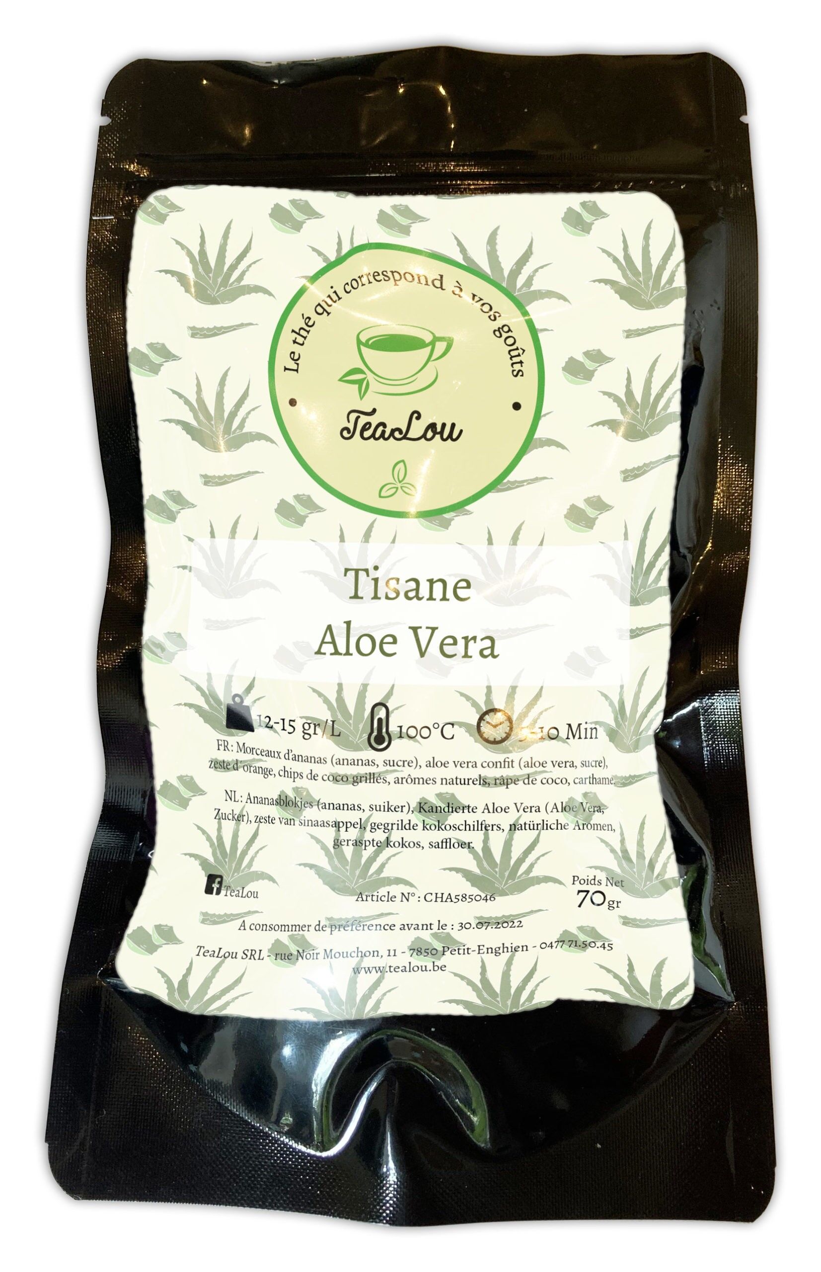 Aloe Vera Kräutertee - Beutel mit 70 g