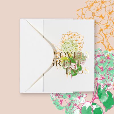 Home Quartier GREETING CARD - Lovely Greetings