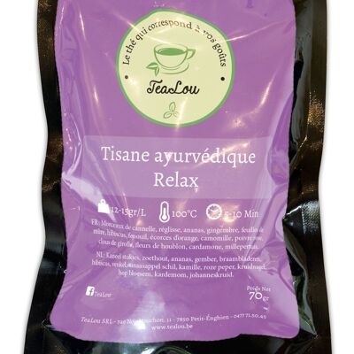 Tisane ayurvédique Relax - Sachet de 70g