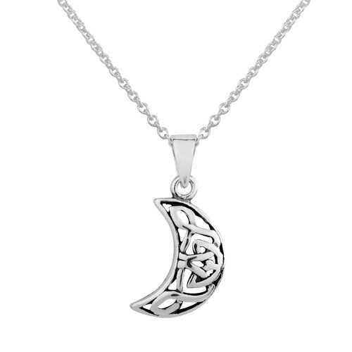 Beauitufl Celtic Moon Necklace