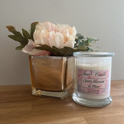 Soy Wax Candle Cherry Blossom & Plum