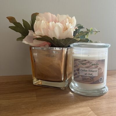 Soy Wax Candle Cuban Tobbacco & Oak