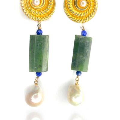 Earrings: Bold and Beautiful Jade