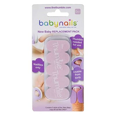Paquete de reemplazo de uñas de bebé - Seis meses o más