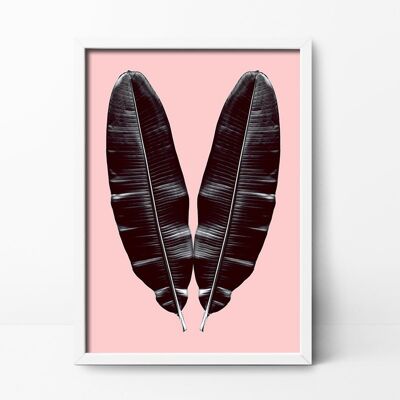 Pink Twin Art Print - 21x30 cm