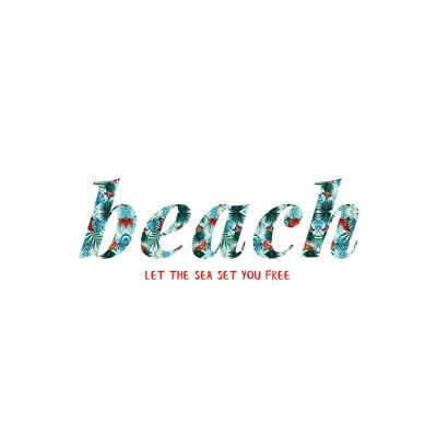 Beach Art Print - 40x50 cm