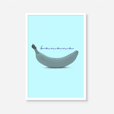 Banana White - 40x50 cm