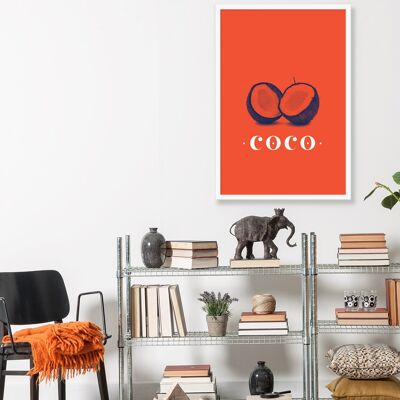 Coco Print - 30x30 cm