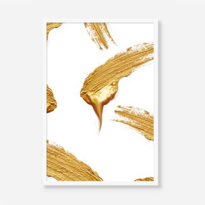 Golden Gold Print - 40x50 cm