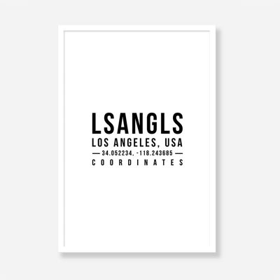 Los Angeles Print - 30x30 cm