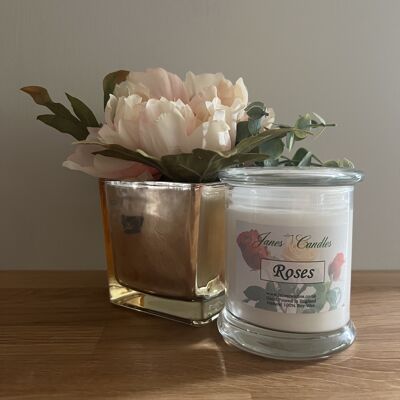 Soy Wax Candle Roses