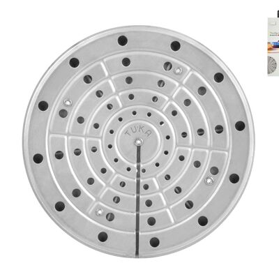 Piastra termica Tuka inoxpran in metallo 16 cm.