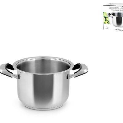 Pentola inox 2 manici classic 18 cm, altezza 13 cm