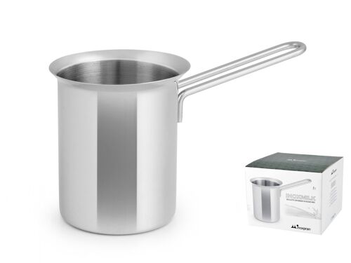 Bollilatte inox inoxpran manico lungo 1,0lt