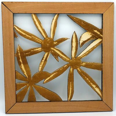 BLONDUOS WOODEN WALL FRAME 25 x 25 cm ARBORETUM PATTERN