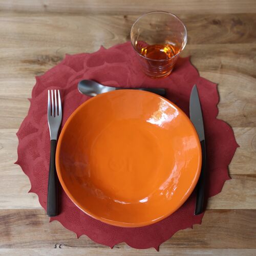 SET DE TABLE AMAZONIA VELOURS MOTIF ESCHEVECHIA