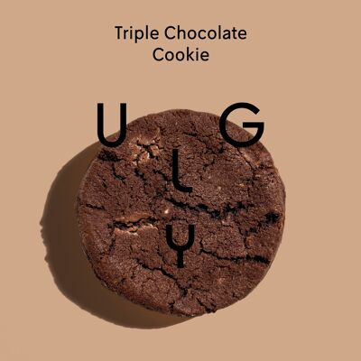 Triple chocolate cookies, 24 pcs x 65 g, defrosted, individually wrapped
