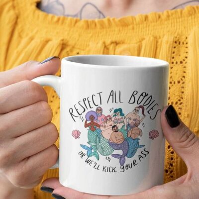 Body positive mermaids - Feminist Mug