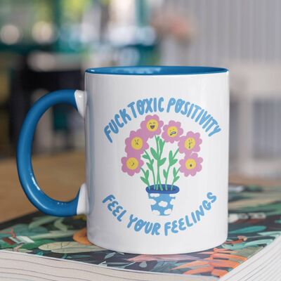 Feel your feelings - Mental health Mug White