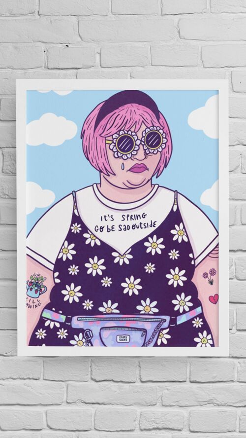 Spring sadness - Art print A3