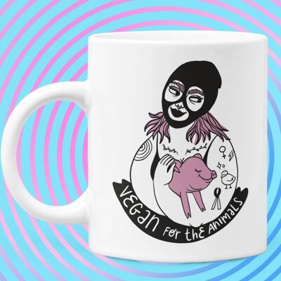 Vegan pour les animaux - Mug Vegan