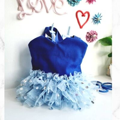 Ballerina Tote Bag, Blue Tote Bag
