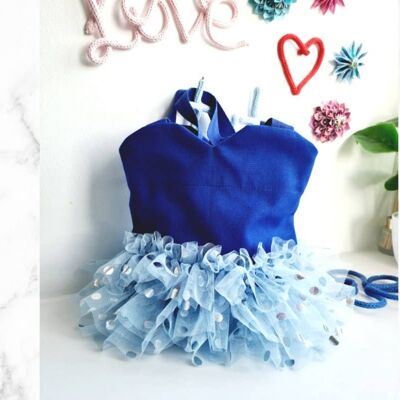 Ballerina Tote Bag, Blue Tote Bag