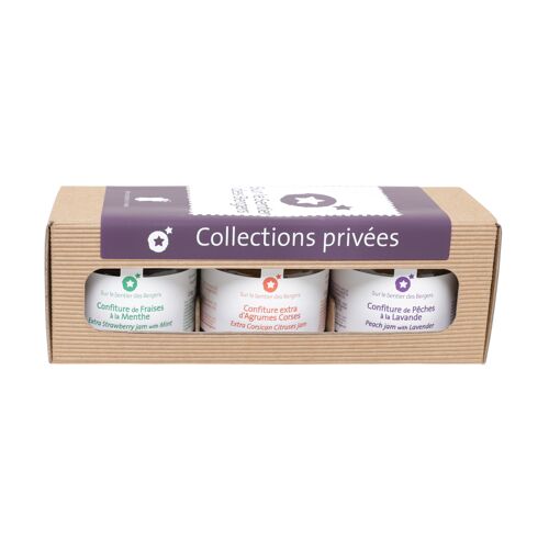 Coffret 3 pots - " Confitures Provençales" | Idéal fête des mères