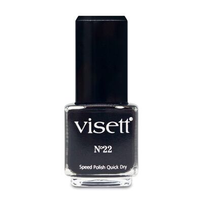 visett Nagellack Quick Dry No. 22 Schwarz