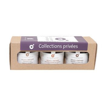 Coffret 3 pots - Pâtes à tartiner | Cadeau gourmand 1