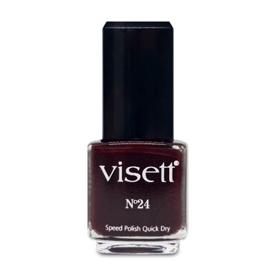 visett Nagellack Quick Dry No. 24 Rotschwarz