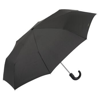 EZPELETA Parapluie Pliant Rayures Poignée Courbée (Style Urbain) 10